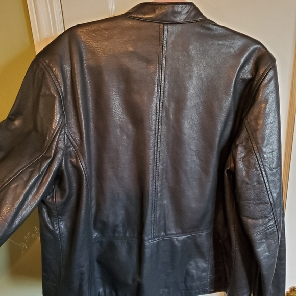 Cole Haan Leather Jacket - Picture 5 of 6